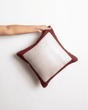 Scarlet Bloom 03 – Two-Tone Textured Cushion Cover