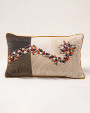 The Heirloom Tapestry: Zardozi Elegance Cushion