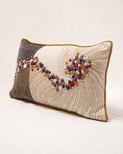 The Heirloom Tapestry: Zardozi Elegance Cushion