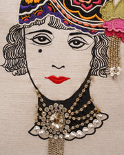 The Gatsby Muse: Vintage Luxe Cushion