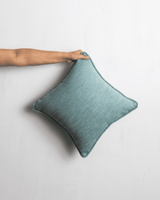 Boho Blush 03 - Muted Aqua – Textured Cushion Cover