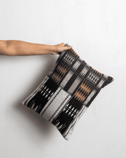 Tribal Threads 03 – Patchwork Geometric Woven Cushion Cover