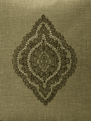 Karigari Collection 01 - Festive Medallion Embroidered Cushion Cover
