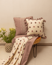 Scarlet Bloom – Set of 5 Cushion Covers