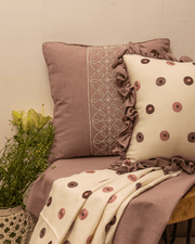 Scarlet Bloom – Set of 2 Cushion Covers