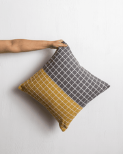 Graphika 02 – Modern Grid Color-Block Cushion Cover