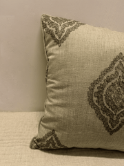 Karigari Collection 01 - Festive Medallion Embroidered Cushion Cover