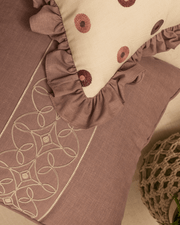 Scarlet Bloom – Set of 2 Cushion Covers