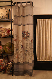 Celestial Harmony: Embroidered Luxe Curtain
