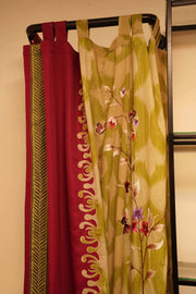 Embroidered Whispers: Sheer Elegance Curtain