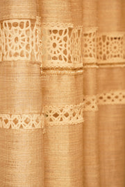 Heritage Weave: Embroidered Luxe Curtain