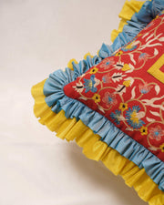 Ari Heritage: Embroidered Luxe Cushion