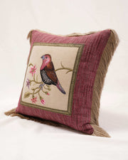 Botanical Symphony: Textured Bloom Cushion