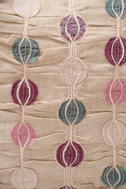 Patchwork Embroidered Linen Cushion Cover
