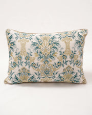 Embroidered Cotton-Linen Cushion Cover