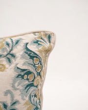 Embroidered Cotton-Linen Cushion Cover