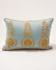 Satin Luxe: Embroidered Cushion Cover