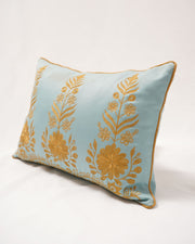 Satin Luxe: Embroidered Cushion Cover