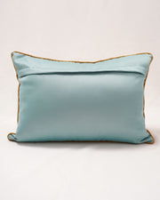 Satin Luxe: Embroidered Cushion Cover
