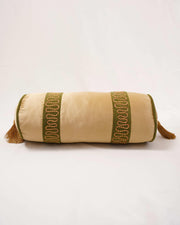 Botanical Symphony: Satin Bloom Bolster